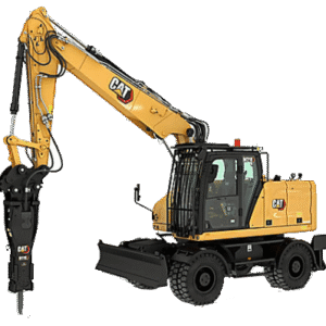 Pelle avec marteau piqueur